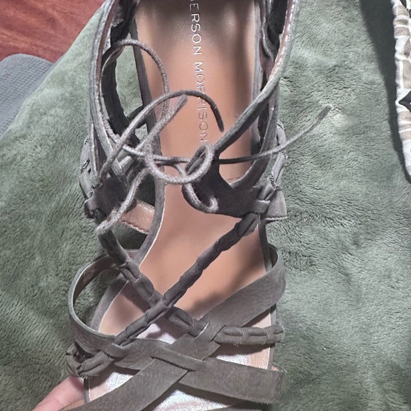 Sleek Black Strappy Women's Sandals. SIGERSON MORRISON - Picture 3 of 5